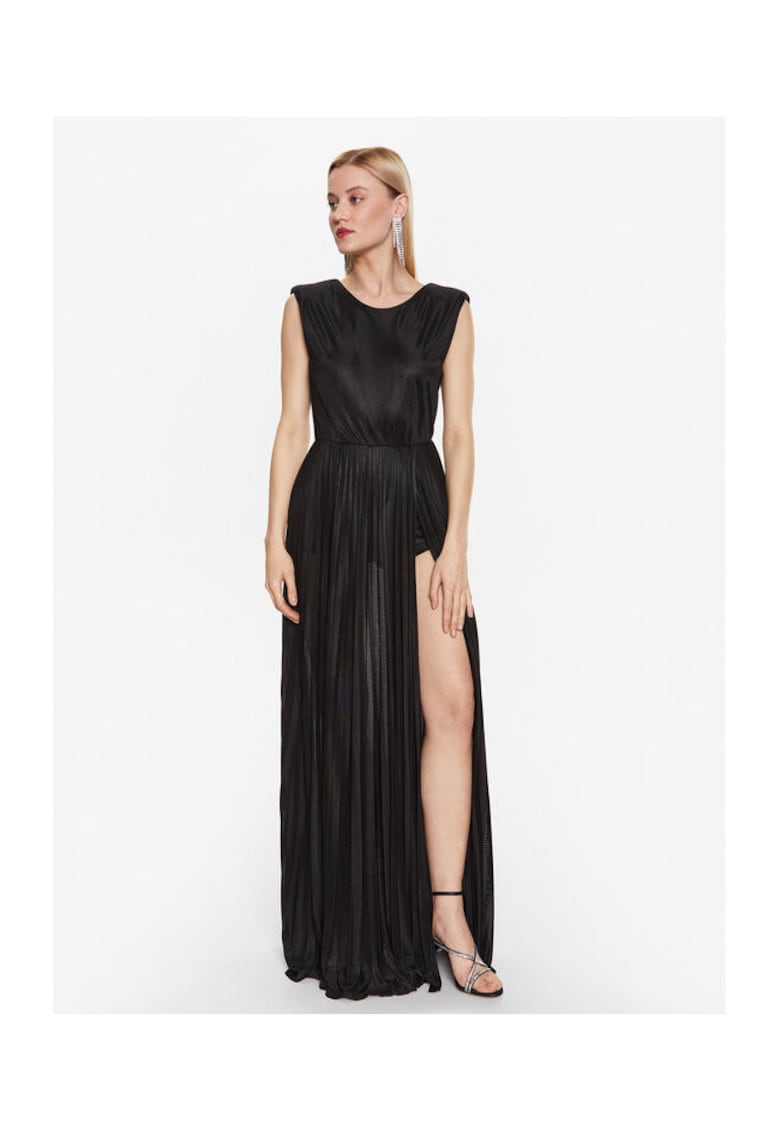 Rochie dama - 302820030 - Poliester - Negru - Negru