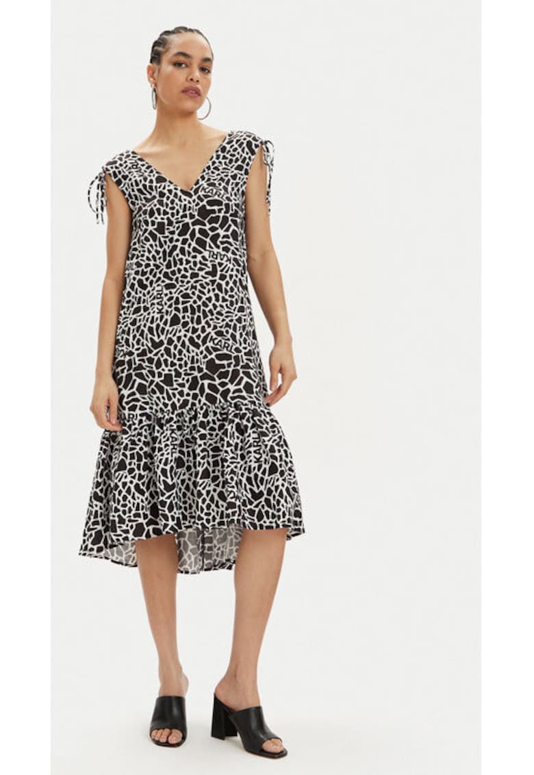 Rochie dama - 303502584 - In/Viscoza - Negru - Negru