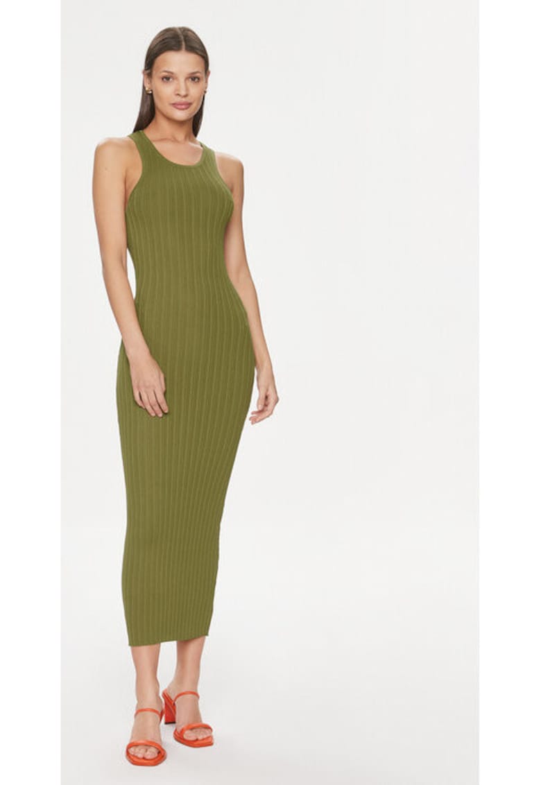 Rochie dama - 303614126 - Viscoza/Nylon - Verde - Verde