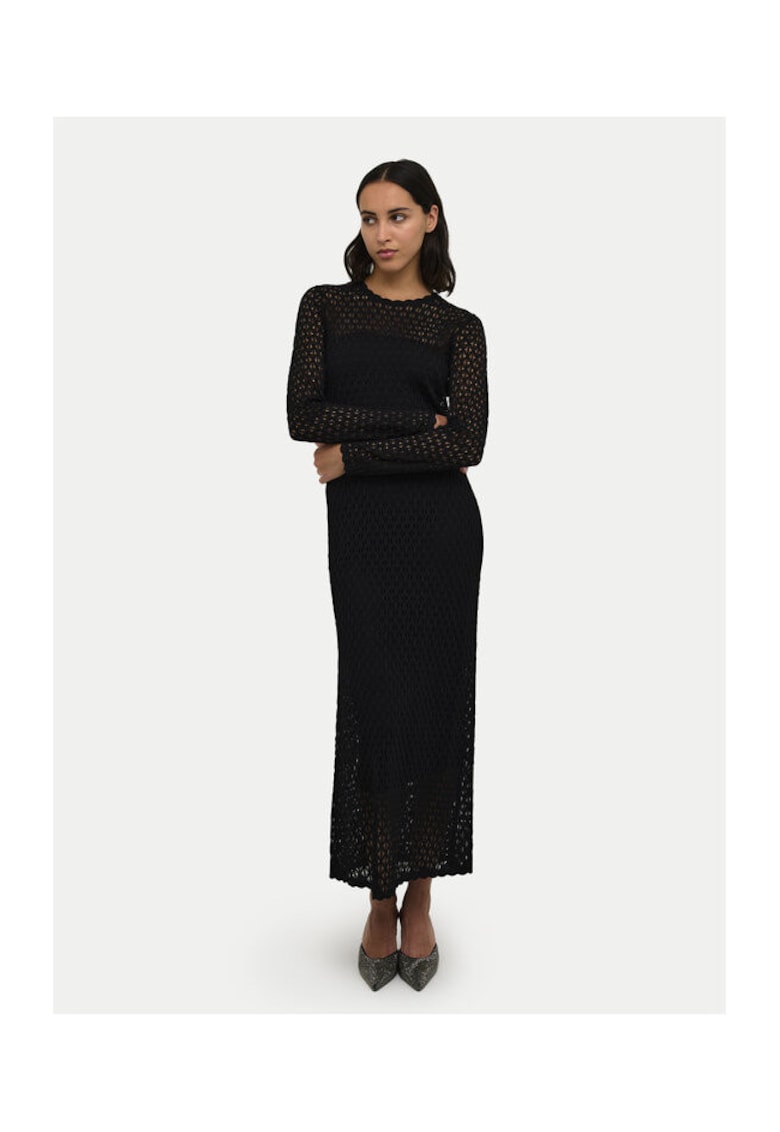 Rochie dama - 303641337 - Viscoza/Poliamida - Albastru - Albastru
