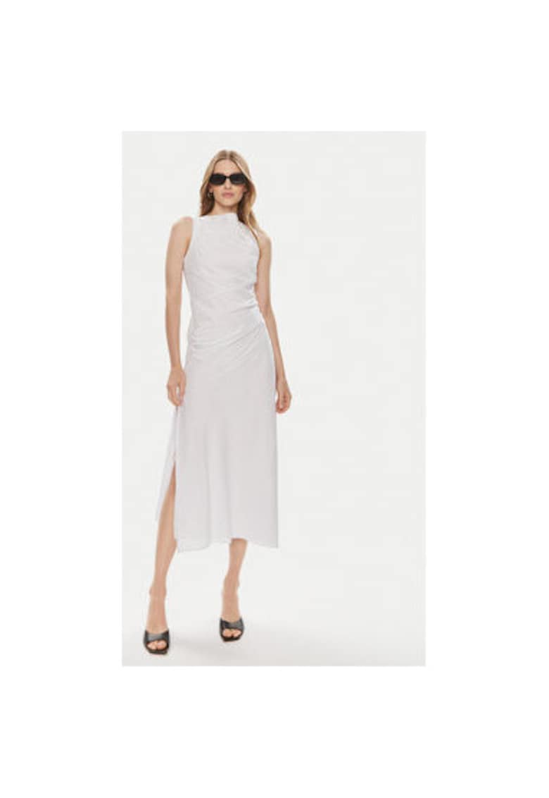 Rochie dama - 303647445 - Bumbac organic - Alb - Alb