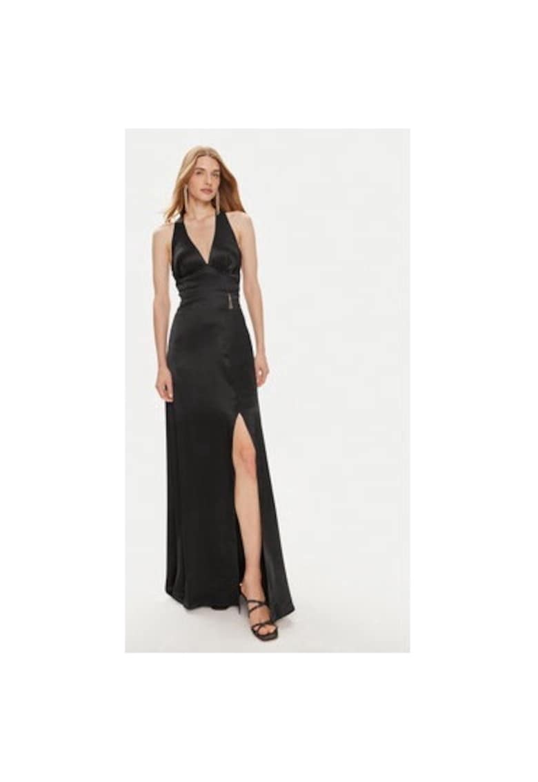 Rochie dama - 303691134 - Viscoza - Negru - Negru