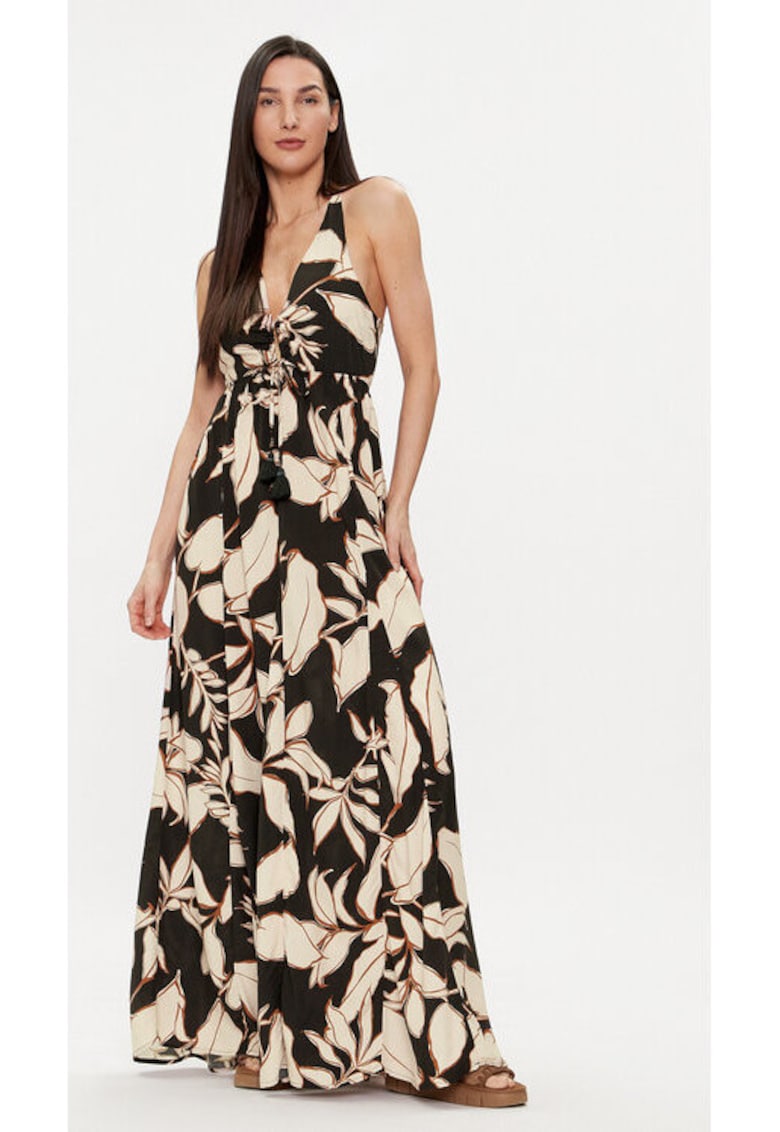 Rochie dama - 303748623 - Viscoza - Negru - Negru