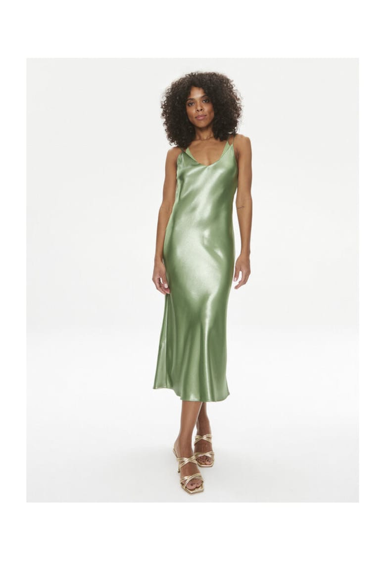 Rochie dama - 303807078 - Poliester/Poliester reciclat - Verde - Verde