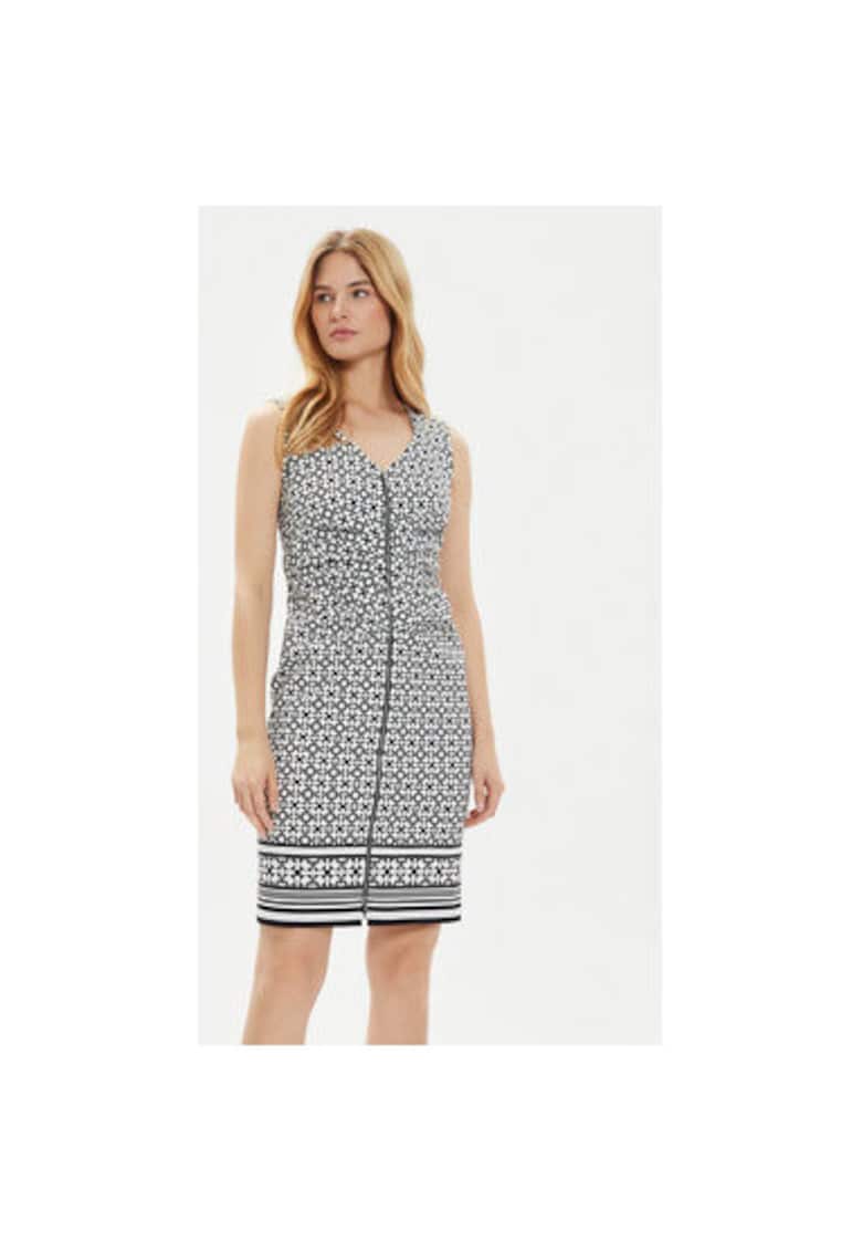 Rochie dama - 303838843 - Viscoza/Nylon - Negru - Negru
