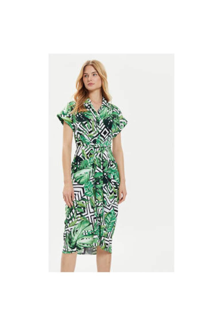 Rochie dama - 303880934 - Poliester - Verde - Verde