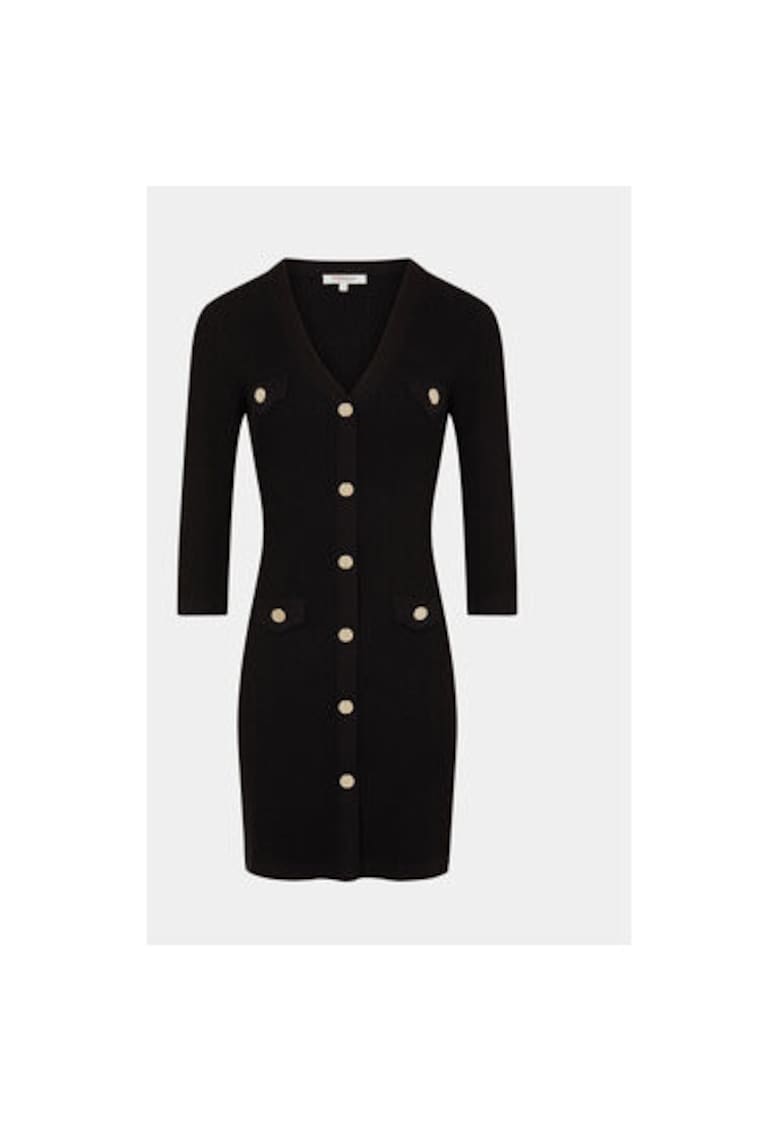 Rochie dama - 303917791 - Viscoza/Poliamida - Negru - Negru