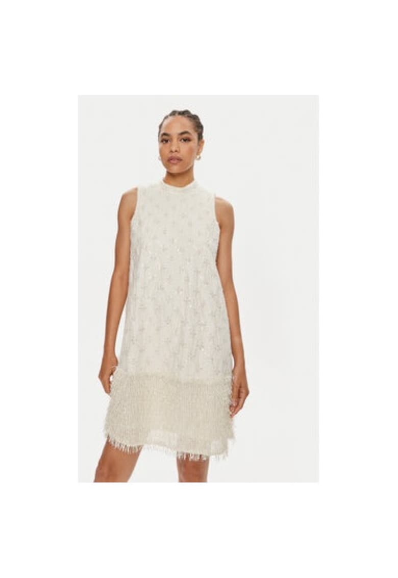 Rochie dama - 303956950 - Poliester/Poliamida - Bej - Bej