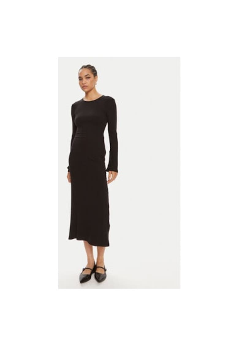 Rochie dama - 303956981 - Viscoza - Negru - Negru