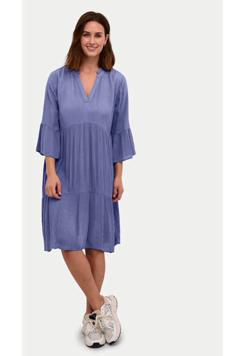 Rochie dama - 303964580 - Viscoza - Albastru
