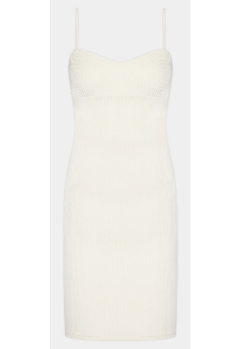 Rochie dama - 303995225 - Ecru - Bumbac