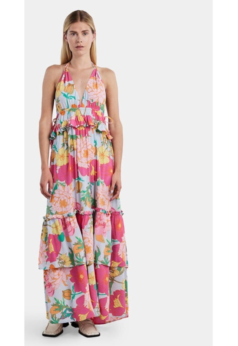Rochie dama - 304009297 - Multicolor - Viscoza - Multicolor