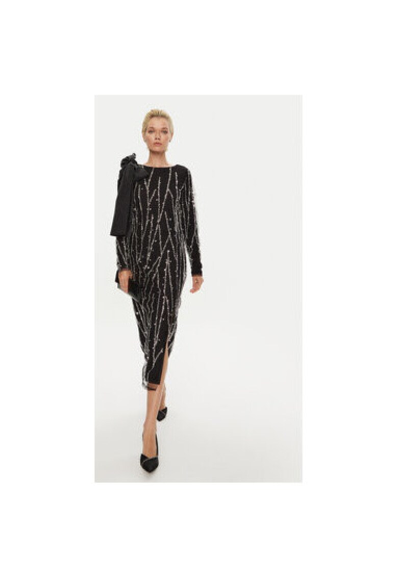 Rochie dama - 304010118 - Poliester - 34 EU - Negru