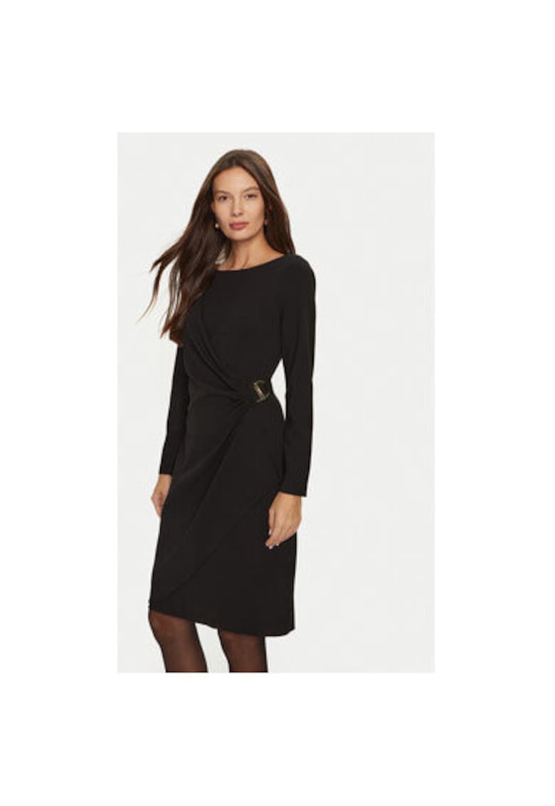 Rochie dama - 304268304 - Poliester - Negru - Negru