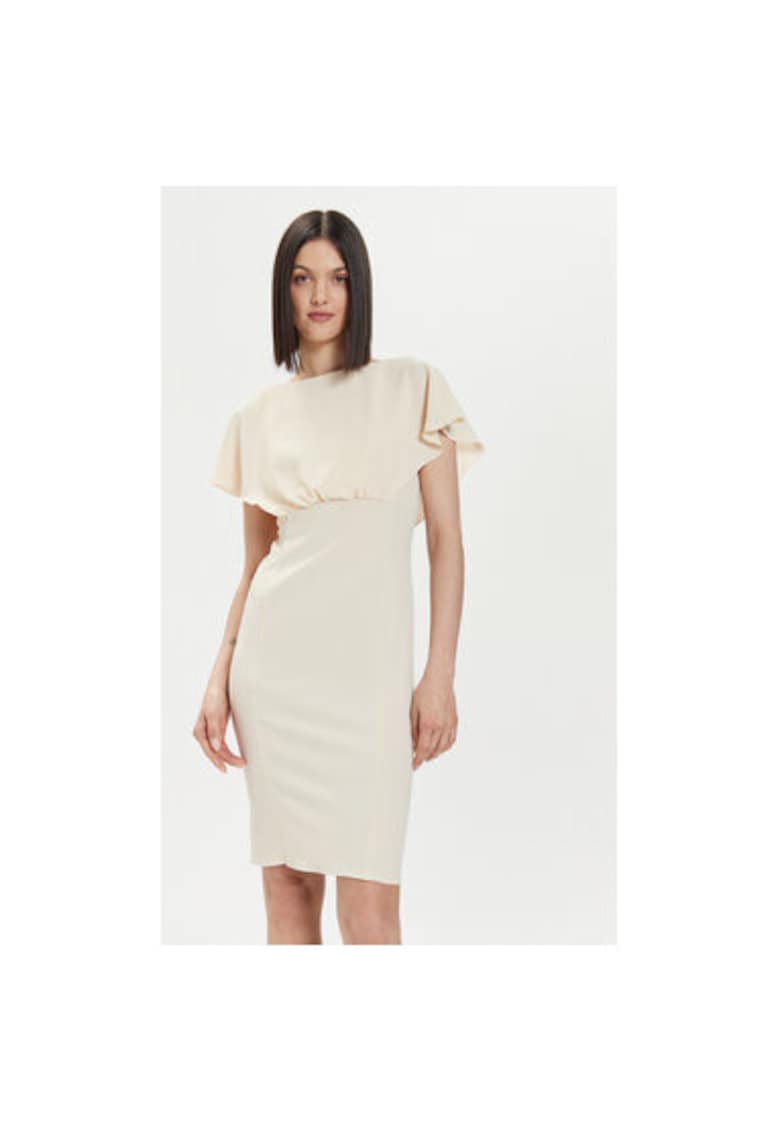 Rochie dama - 304277740 - Poliester - Bej - Bej