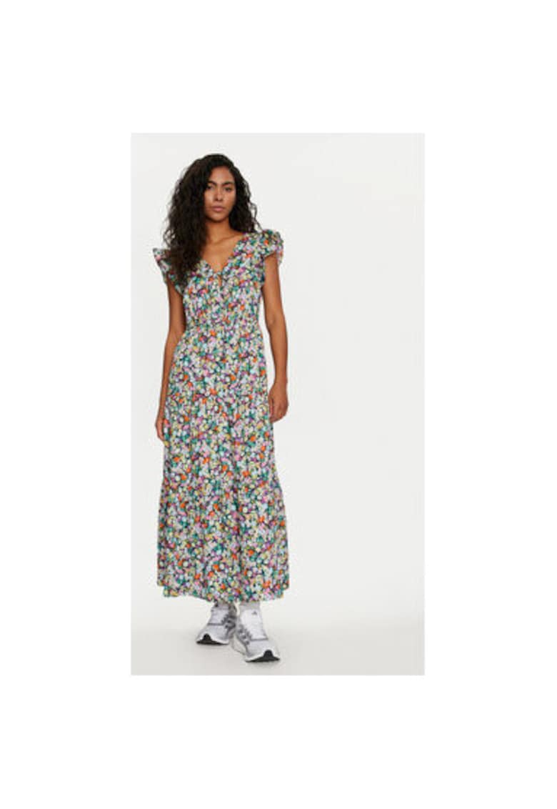 Rochie dama - 304357619 - Bumbac - Multicolor - Multicolor