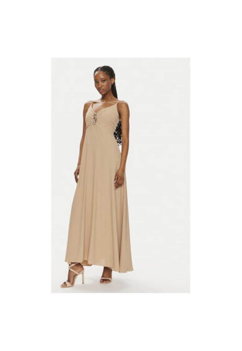 Rochie dama - 304391095 - Poliester - Bej - Bej