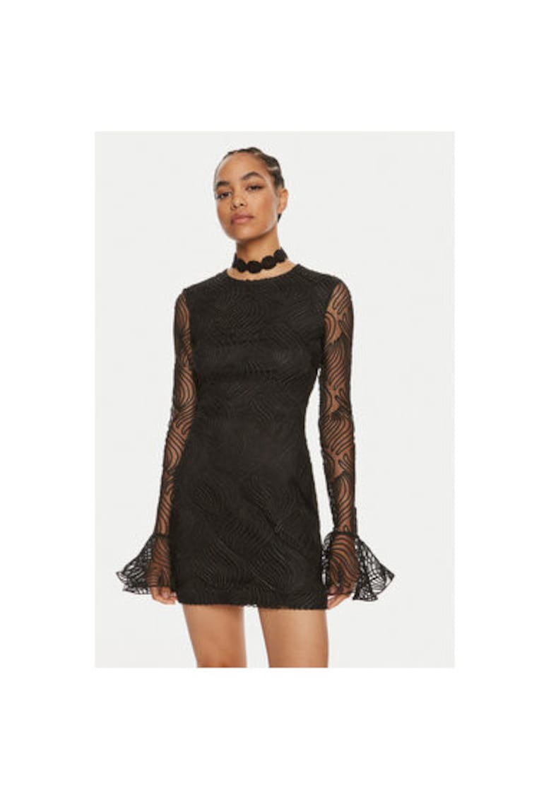 Rochie dama - 304471643 - Poliester reciclat - Negru - Negru