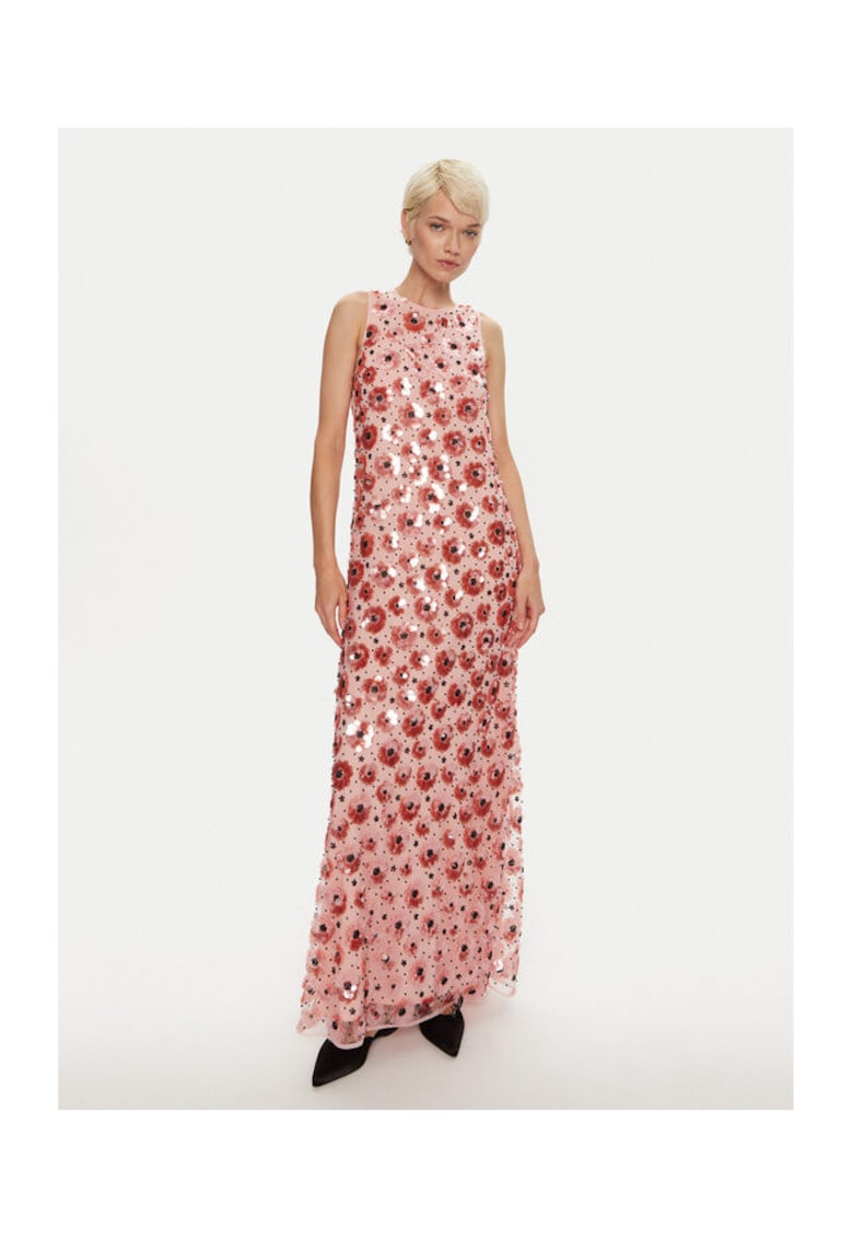 Rochie dama - 304472589 - Poliester reciclat - Roz - Roz