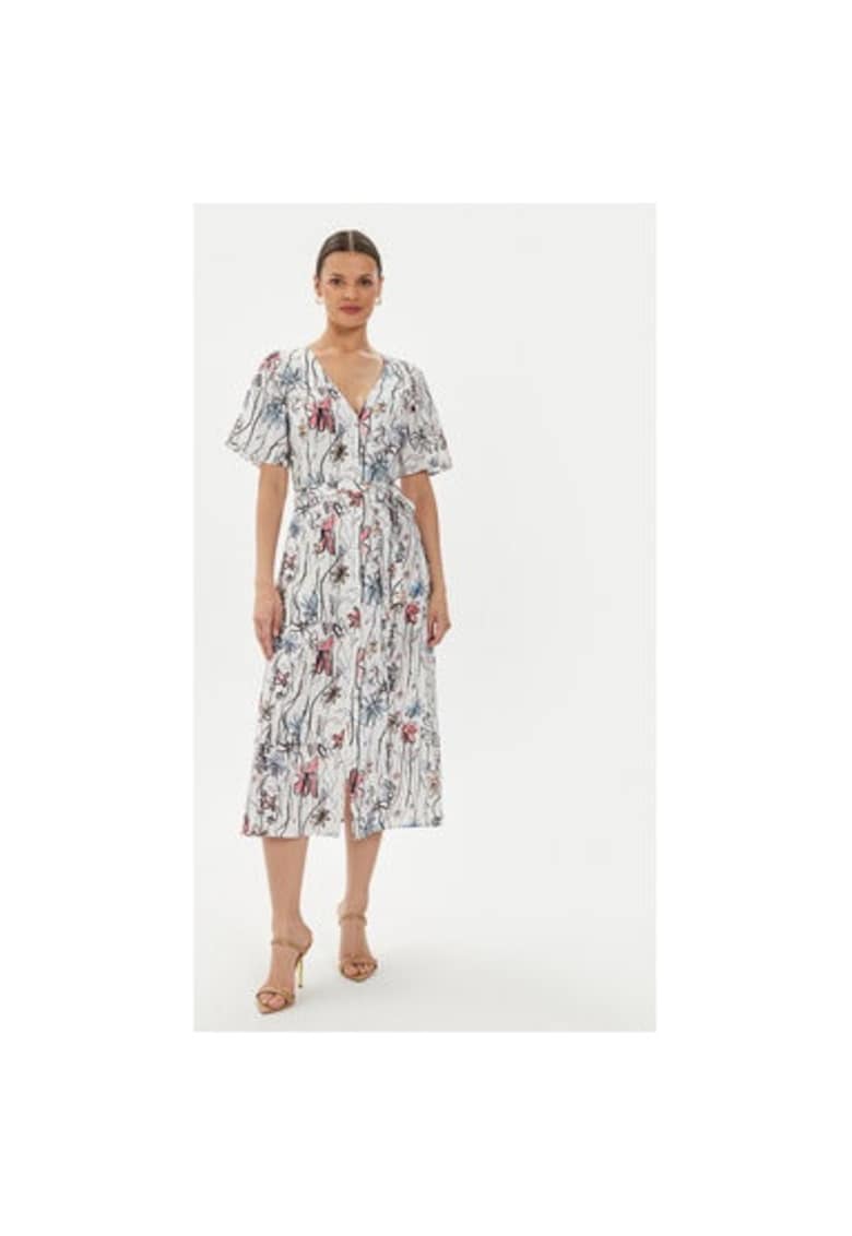 Rochie dama - 304477065 - Viscoza - Multicolor - Multicolor