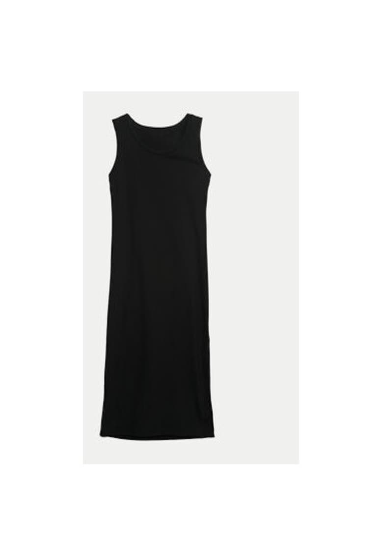 Rochie dama - 304508578 - Bumbac - Negru - Negru
