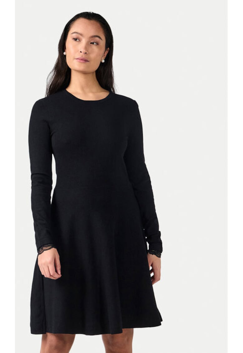 Rochie dama - 304518171 - Viscoza/Nylon - Negru