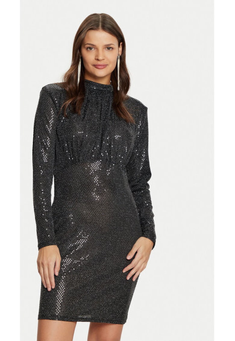 Rochie dama - 304520129 - Poliester reciclat - Negru - Negru