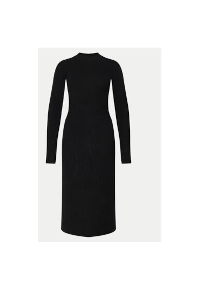 Rochie dama - 304549342 - Lana/Poliamida - Negru - Negru