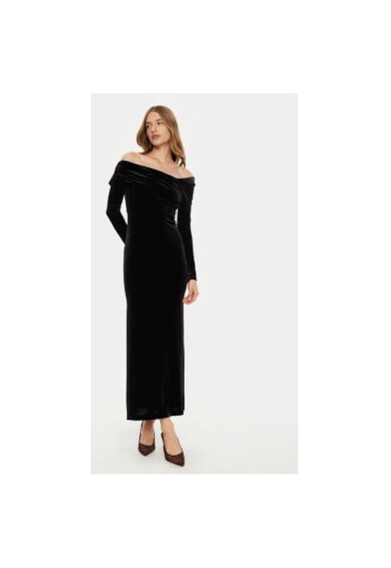 Rochie dama - 304554018 - Poliester - Negru - Negru