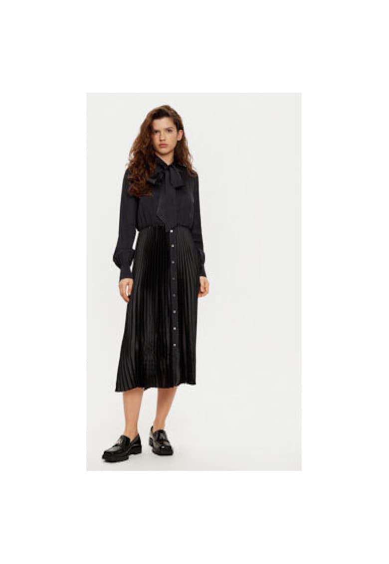 Rochie dama - 304580277 - Viscoza/Poliester - Negru - Negru