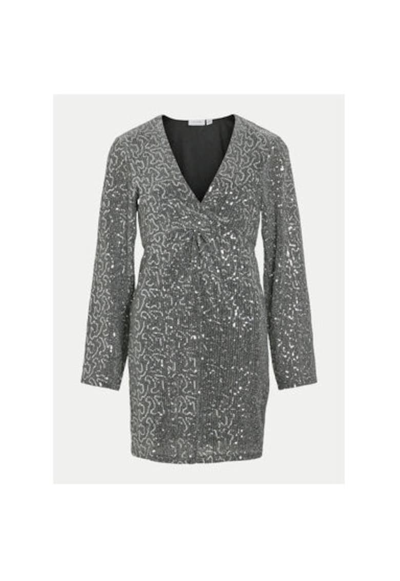 Rochie dama - 304768408 - Poliester - Argintiu - Argintiu