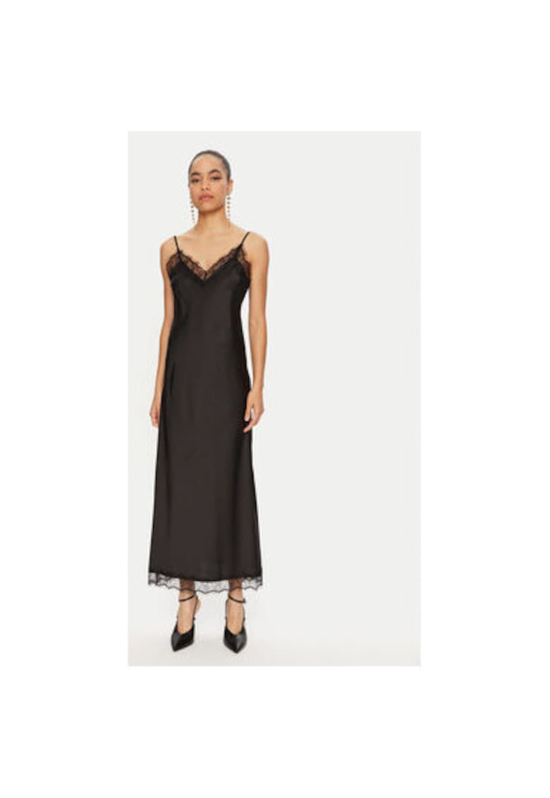 Rochie dama - 304891045 - Poliester - Negru - Negru