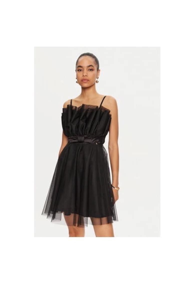 Rochie dama - 304898280 - Poliester - Negru - Negru