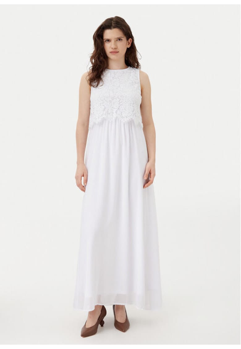 Rochie dama - 304903076 - Poliester reciclat/Poliester - Alb - Alb