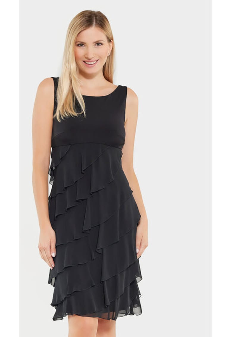 Rochie dama - 304907234 - Poliester - Negru - Negru