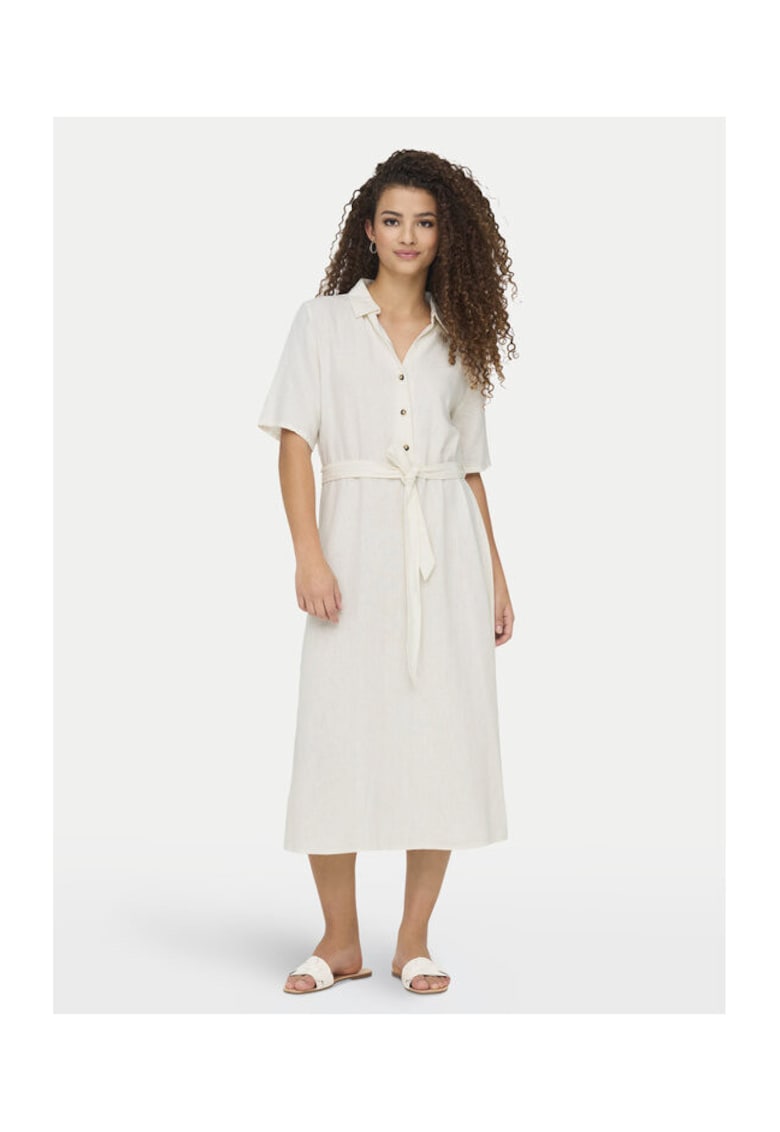Rochie dama - 304913266 - Viscoza/In - Alb - Alb