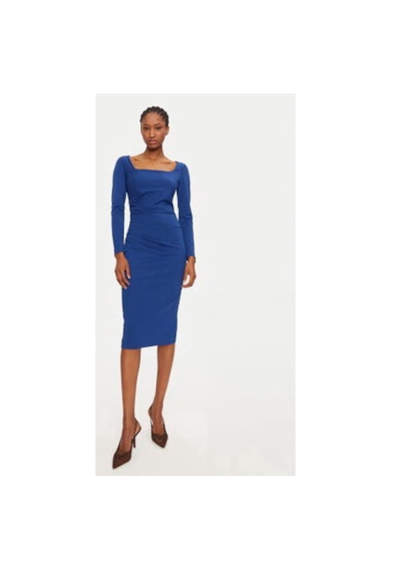 Rochie dama - 304917585 - Poliester - Albastru - Albastru