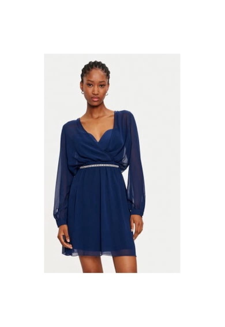 Rochie dama - 304917776 - Poliester - Albastru - Albastru