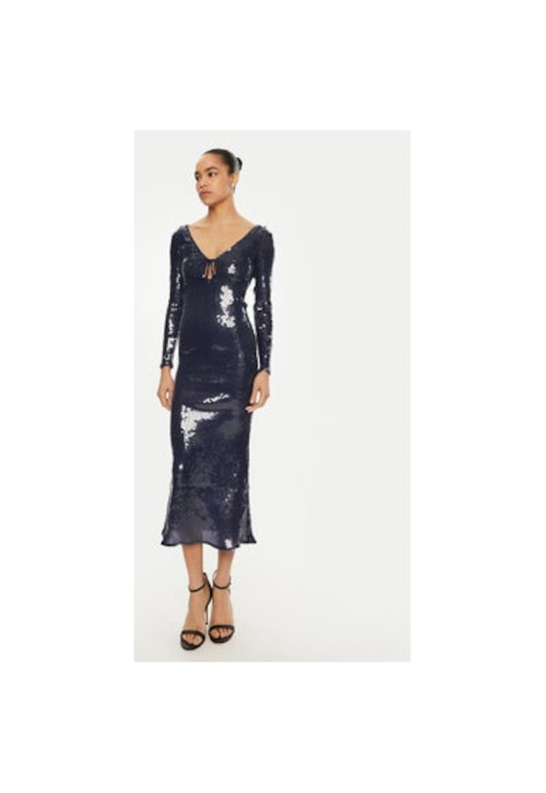 Rochie dama - 304921285 - Poliester - Albastru - Albastru
