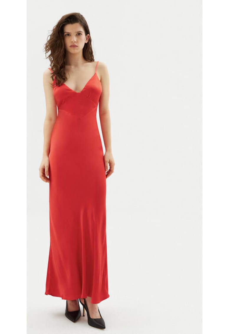 Rochie dama - 304921407 - Viscoza - Negru - Negru