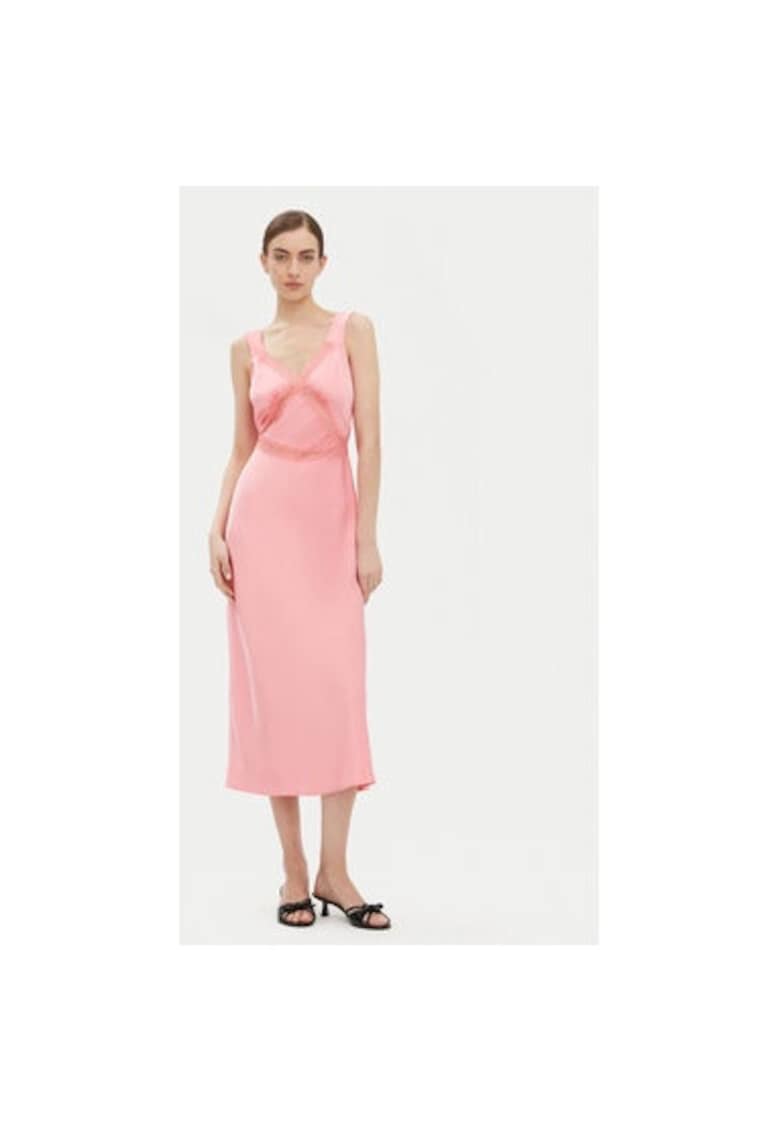 Rochie dama - 304921506 - Poliester - Roz - Roz