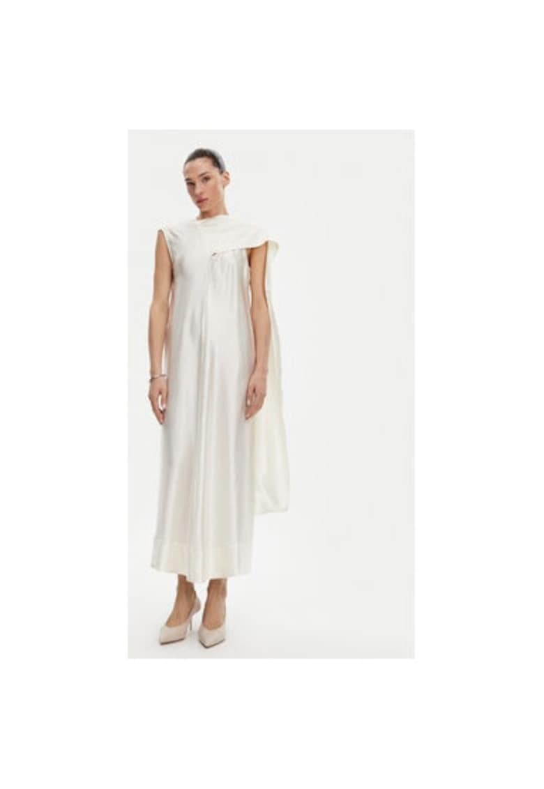 Rochie dama - 304928192 - Acetat - Alb - Alb