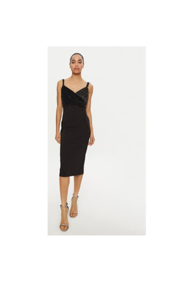 Rochie dama - 304956096 - Poliester - Negru - Negru