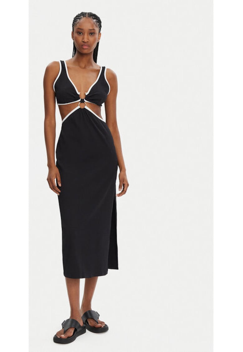 Rochie dama - 304990632 - Nylon/Elastan - Negru - Negru