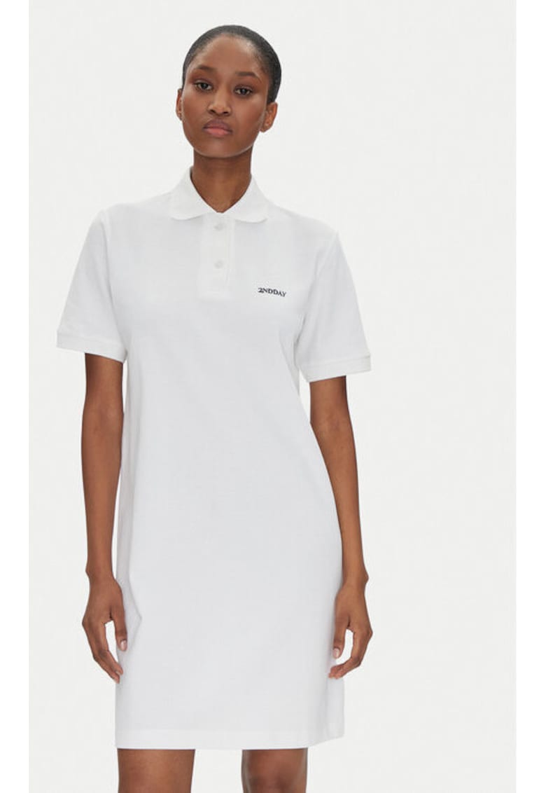 Rochie dama - 305138705 - Bumbac - Alb - Alb