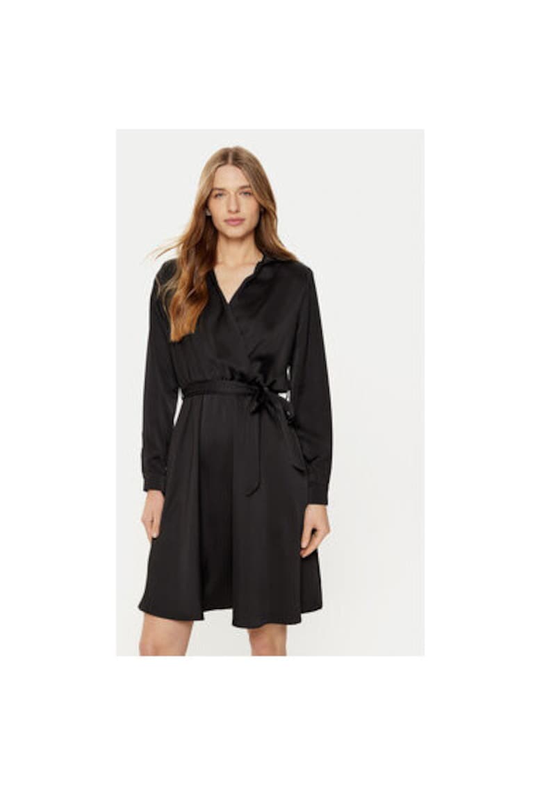 Rochie dama - 305165206 - Poliester - Negru - Negru