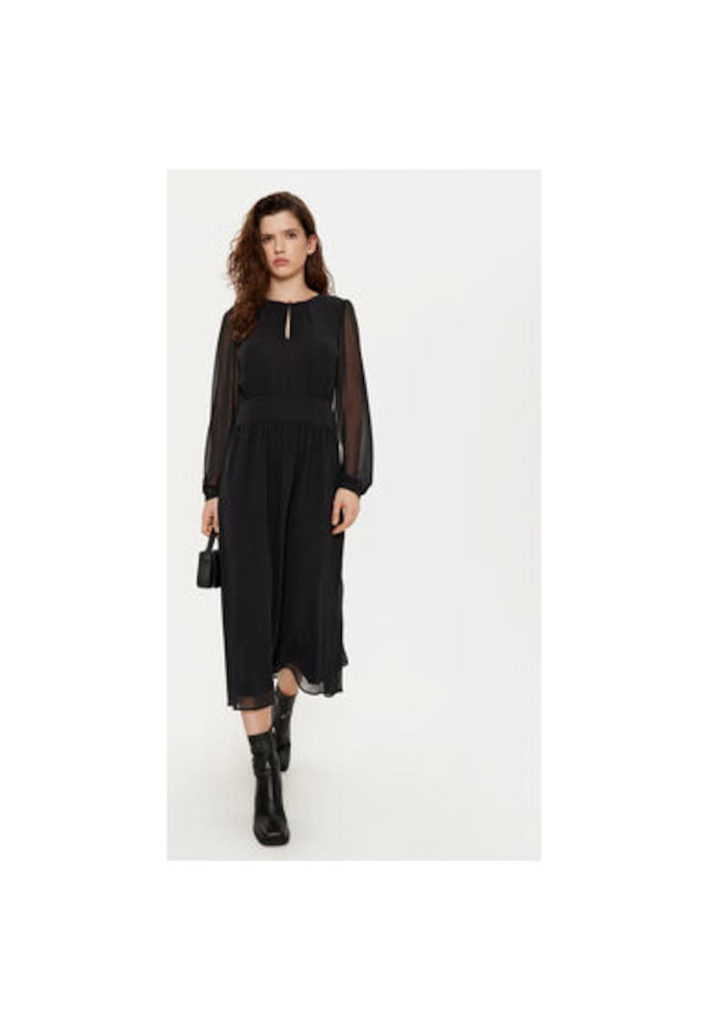 Rochie dama - 305183002 - Poliester reciclat - Negru - Negru