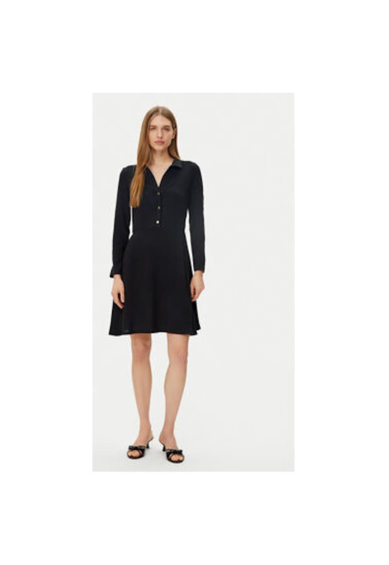 Rochie dama - 305253378 - Poliester - Negru - Negru