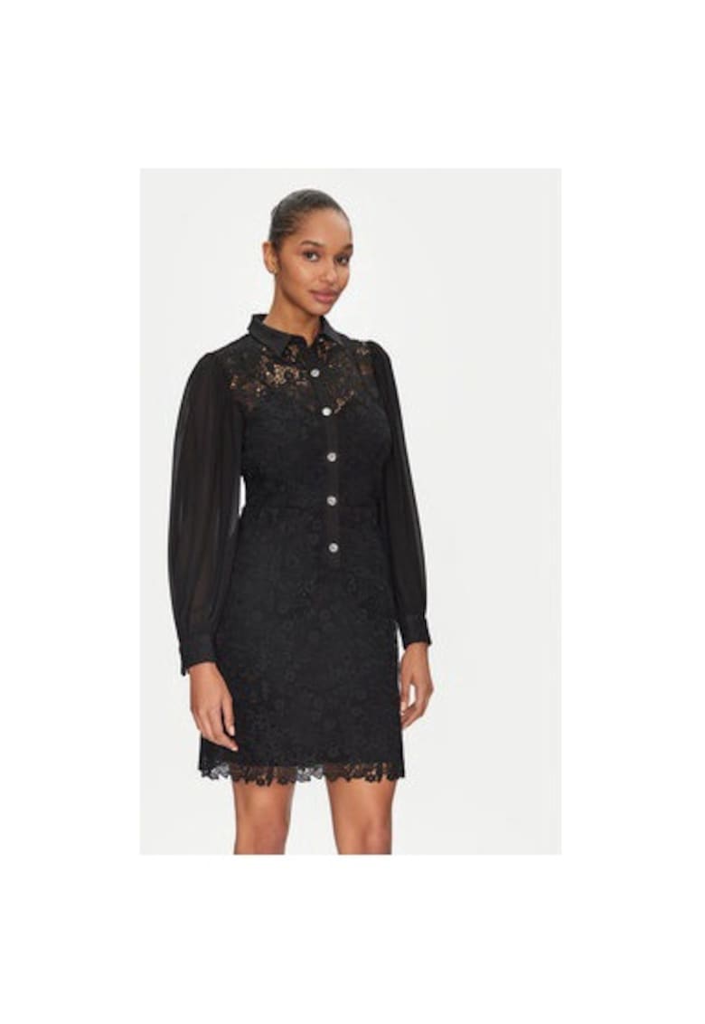 Rochie dama - 305253439 - Poliester - Negru - Negru
