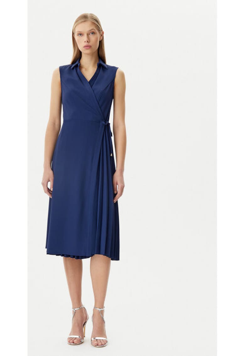 Rochie dama - 305318039 - Poliester - Albastru - Albastru